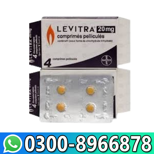 Levitra 20Mg Tablet (Vardenafil) 4’s In Pakistan