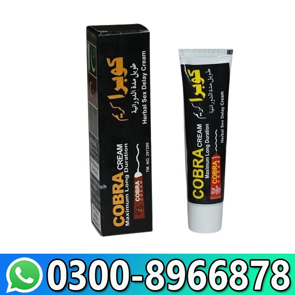 Black Cobra Delay Cream In Pakistan