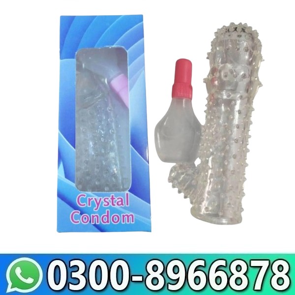 6inch Crystal Condom Washable In Pakistan