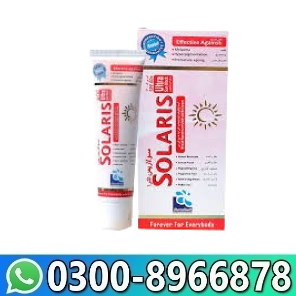 Solaris Ultra Sun Block SPF60+ 60ml Pharma Health In Pakistan