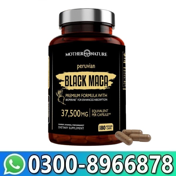 Black Maca Root Capsules Price in Pakistan