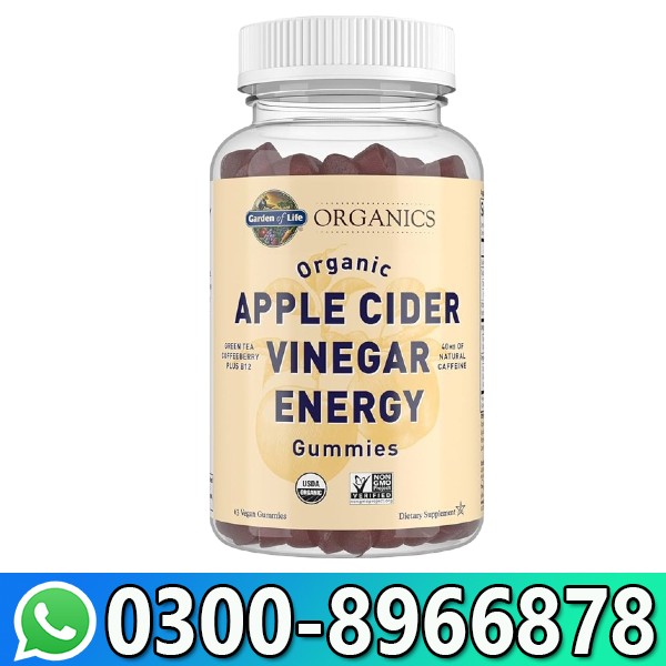 Curtin Life Organics Apple Cider Vinegar Probiotics Organic Gummies In Pakistan