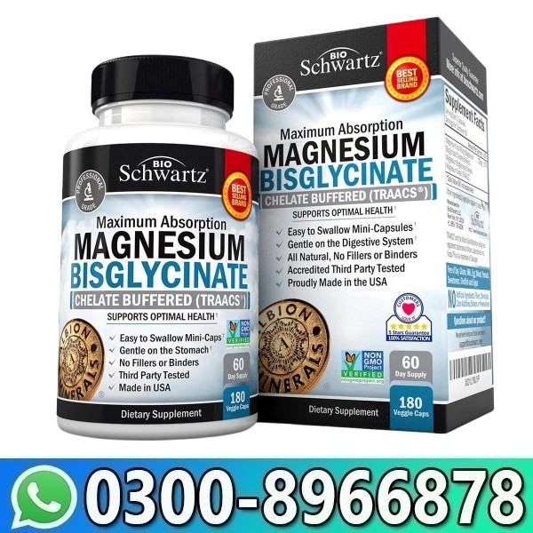 Bioschwartz Maximum Absorption Magnesium Bisglycinate In Pakistan
