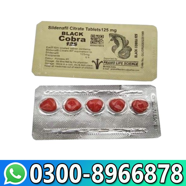 Black Cobra Tablet Same Day Delivery In Lahore