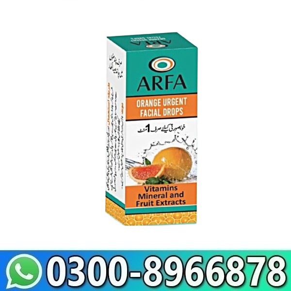 Arfa Urgent Facial Drops Price in Pakistan