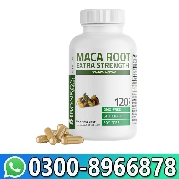 Bronson Maca Root Lepidium Meyenii 120 Vegetarian Capsules In Pakistan