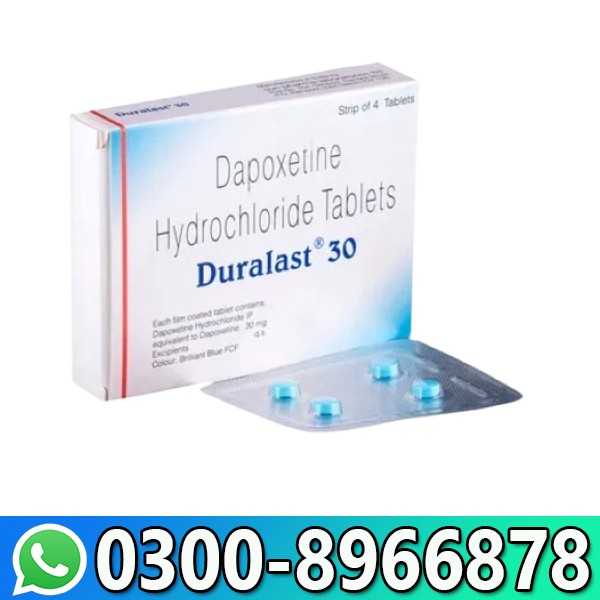 Duralast 30mg Tablets Price in Pakistan