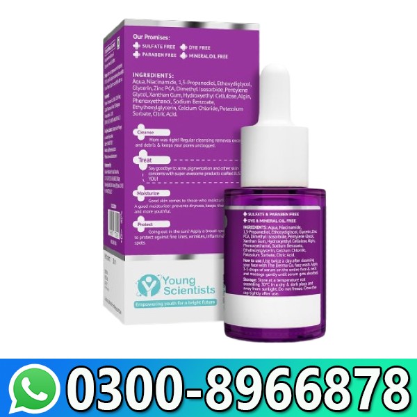 Niacinamide Face Serum For Acne Marks Scars With Niacinamide Zinc Oxide