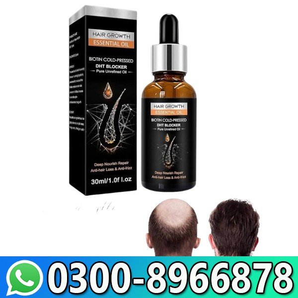 Hair Growth Essential Oil Biotin Cold-Pressed DHT Blocker In Pakistan