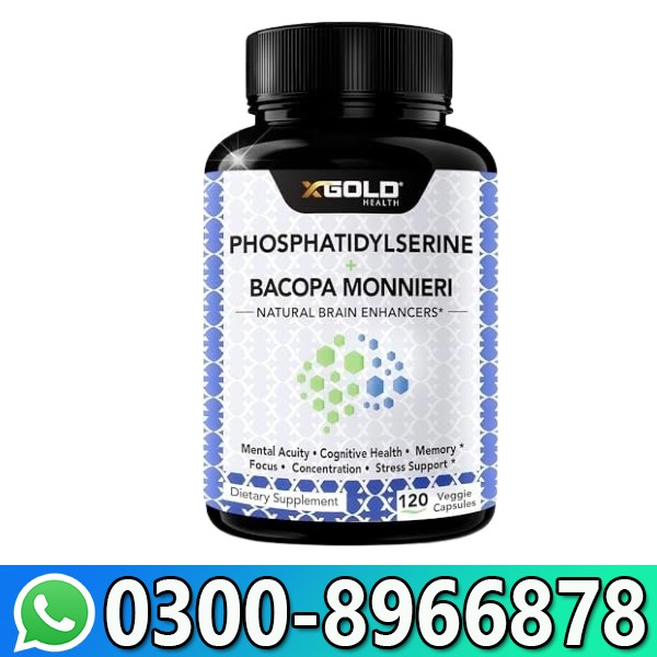 XGOLD Health NeuroBoost Phosphatidylserine & Bacopa Cognitive Support & Mental Clarity in Pakistan