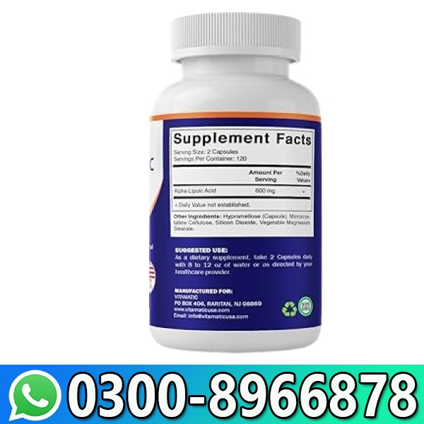 Vitamatic Alpha Lipoic Acid in Pakistan