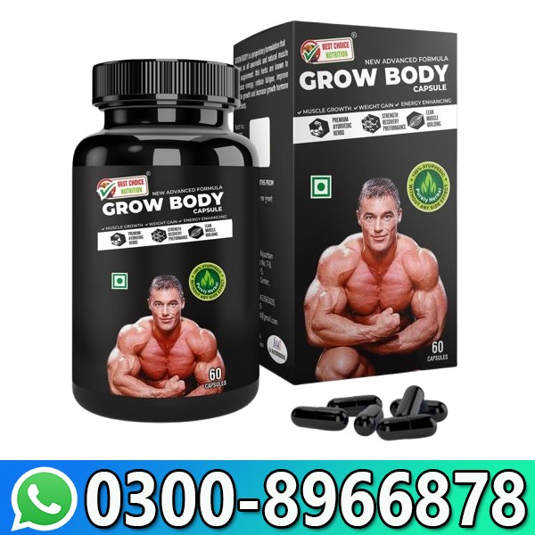 Grow Body Capsules By Best Choice Nutrition In Pakistan