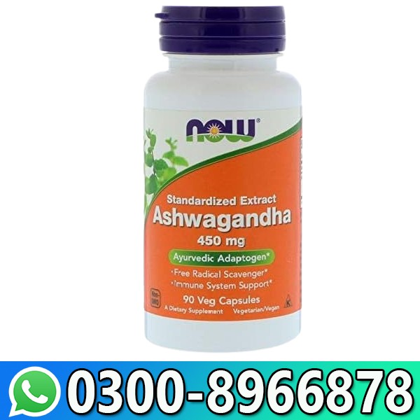 Ashwagandha 450mg Standardized Extract Ayurvedic Adaptogen for Stress & Immunity in Pakistan