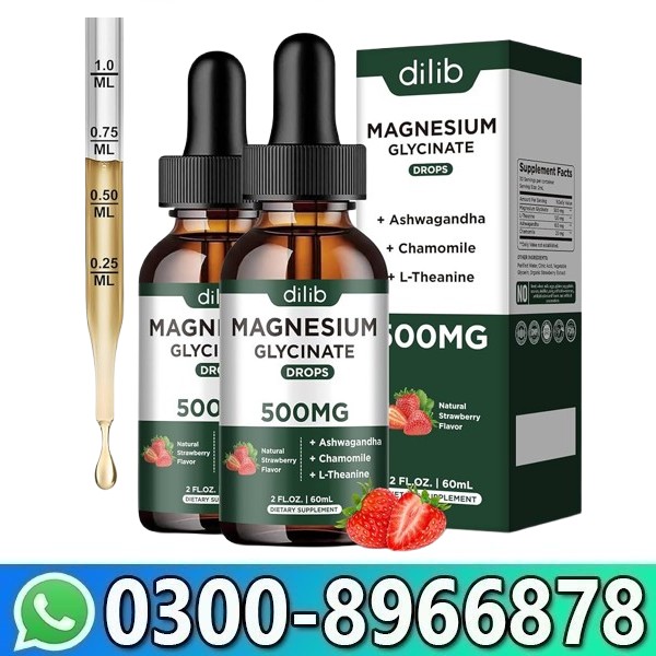 Dilib Magnesium Glycinate Drops – 500mg Liquid In Pakistan