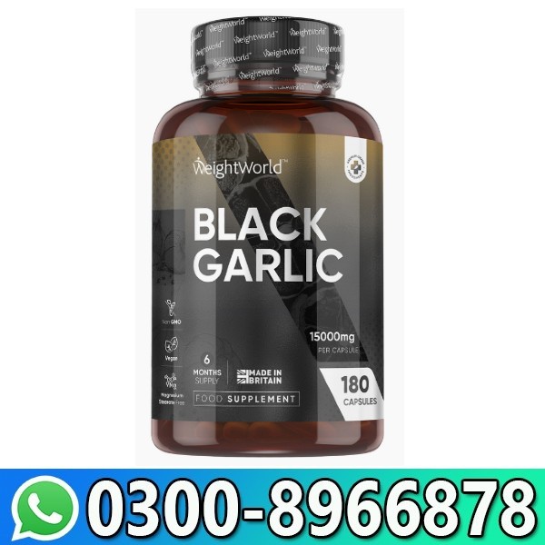 Weightworld Black Garlic 15000mg In Pakistan
