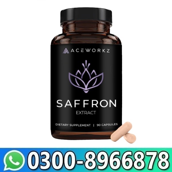 ACEWORKZ Saffron Extract Capsules in Pakistan