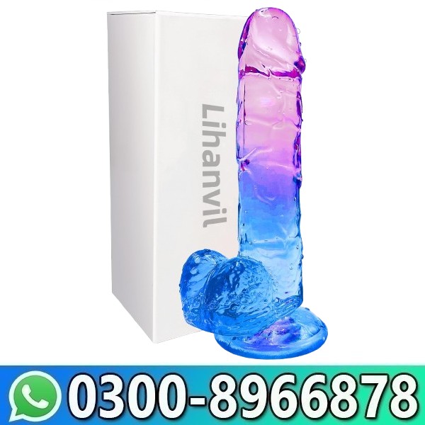 6 Inch Clear Silicone Dildo For Women
