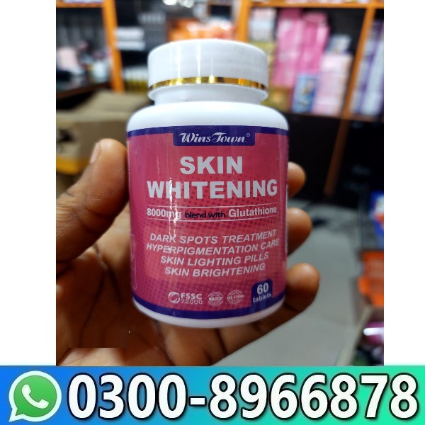 Wins Town Skin Whitening 8000mg Pills in Pakistan