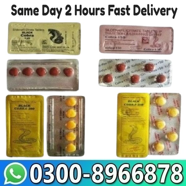 Black Cobra Tablets Same Day 2 Hours Fast Delivery In Lahore