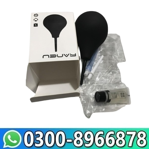 Enema Bulb Douche Enema Kit For Women & Men with 3 Nozzles In Pakistan