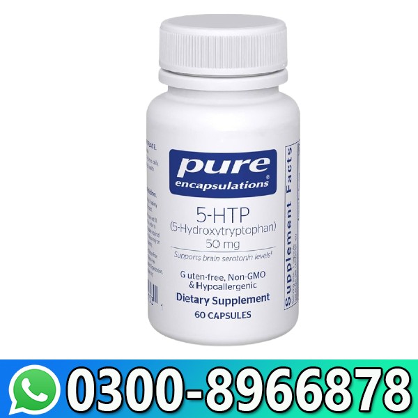 Pure Encapsulations 5-HTP 50mg Serotonin Support for Mood & Relaxation 60 Capsules in Pakistan