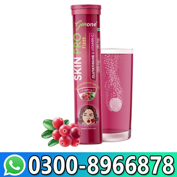 Genone Skin Pro – Glutathione 500 Mg & Vitamin C 80 Mg Effervescent Tablets In Pakistan