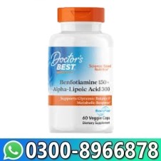 Doctor's Best Benfotiamine 150 + Alpha-Lipoic Acid 300mg in Pakistan