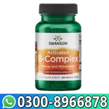 Swanson Activated B-Complex High Bioavailability for Energy in Pakistan