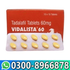 Vidalista Tadalafil 60Mg Tablets In Pakistan