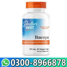 Doctor's Best Bacopa | Cognitive Performance Support | 320mg  60 Veggie Capsules in Pakistan
