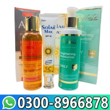 Glowing Skin Discount Box: Serum, Sunscreen, Cream Face Wash In Pakistan
