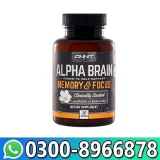 Alpha Brain Memory And Focus In Pakistan