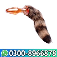 Frisky Faux Fox Tail Glass Anal Plug In Pakistan