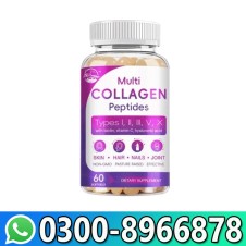 Multi Collagen Peptides 5 Types With Biotin Hyaluronic Acid In Pakistan