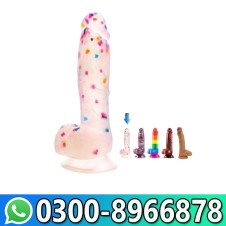7.6 Inch Colorful Realistic Dildos, Human Safety, Silicone, With Powerful Suction Cups