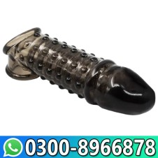 Black Color Dotted Pines Sleeve Condom In Pakistan