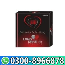 Long Drive 60Mg Dapoxetine 4 Tablets Pack In Pakistan